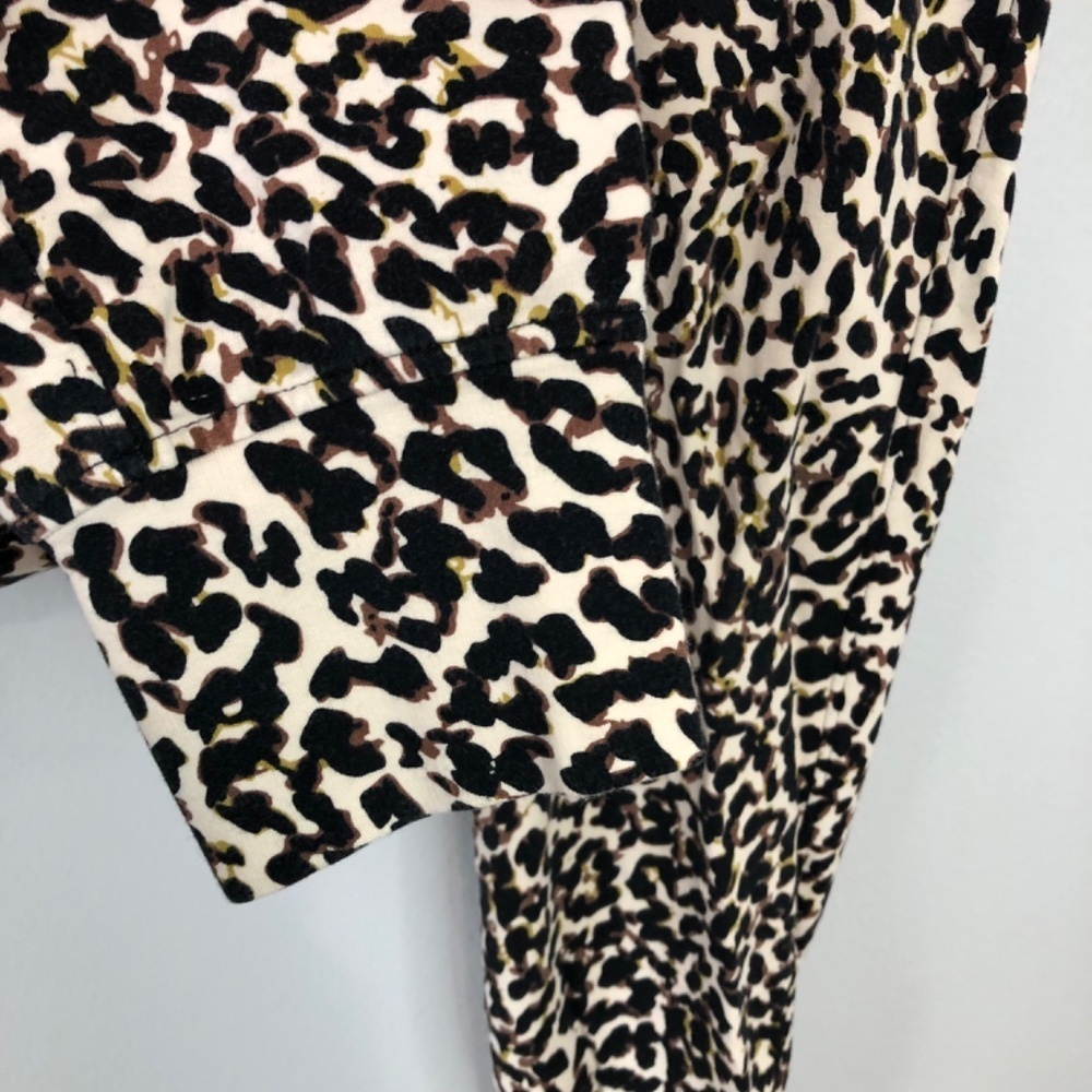 Cabi Pivot Leopard Print Jogger Pants Small - image 6
